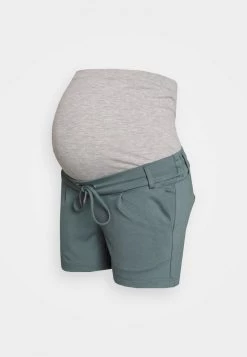 ONLY MATERNITY OLMPOPTRASH LIFE EASY - Shorts - Balsam Green - Damen