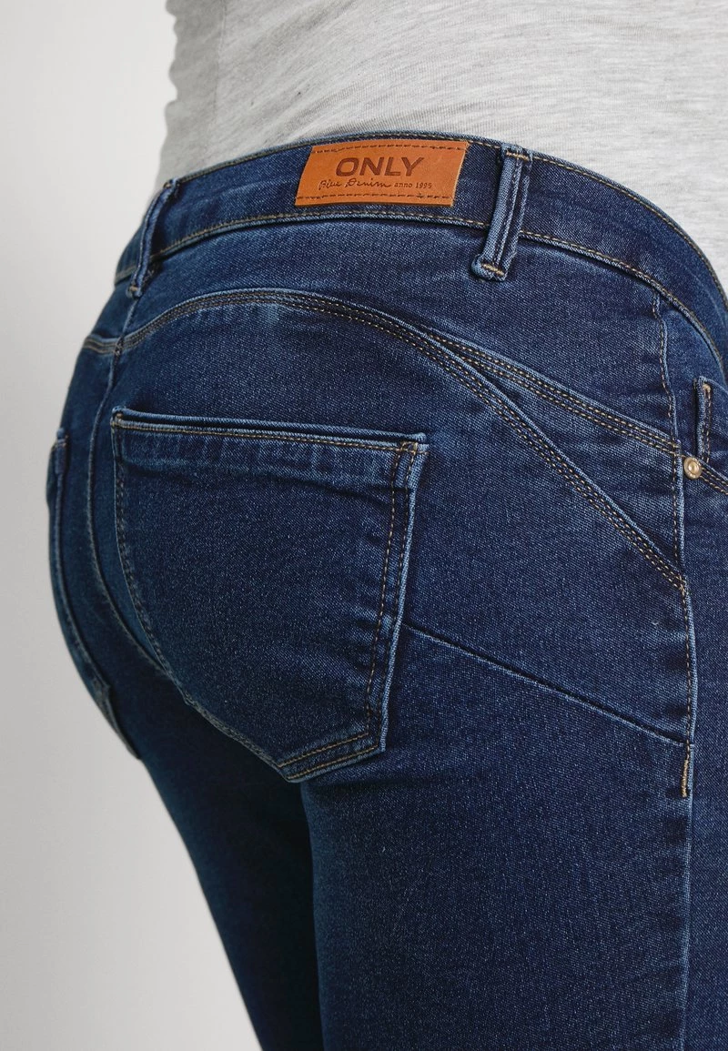 ONLY MATERNITY OLMDAISY LIFE PUSHUP - Jeans Skinny Fit - Dark Blue Denim - Damen – Bild 6