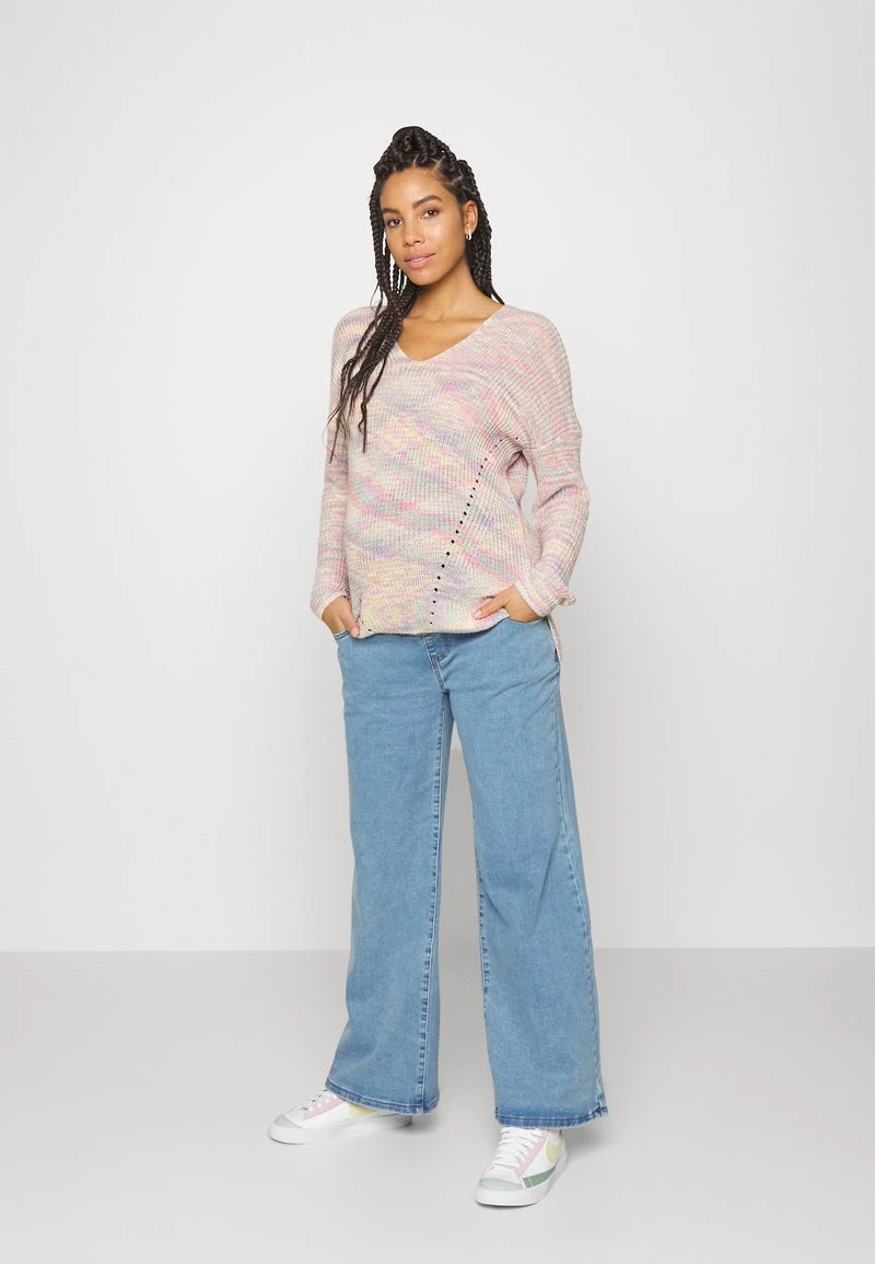 ONLY MATERNITY - Damen OLMNINNI LIFE V-NECK - Strickpullover - Thistle – Bild 2