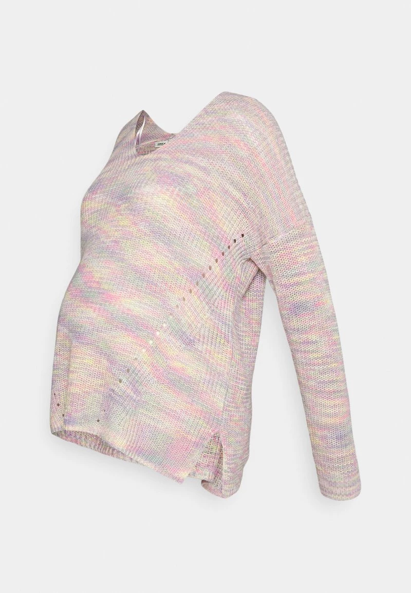 ONLY MATERNITY - Damen OLMNINNI LIFE V-NECK - Strickpullover - Thistle – Bild 5