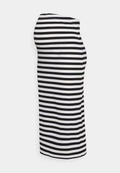 ONLY MATERNITY OLMNELLA SLIT SKIRT - Bleistiftrock - Black - Damen