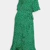 ONLY MATERNITY OLMOLIVIA WRAP DRESS - Jerseykleid - Verdant Green - Damen