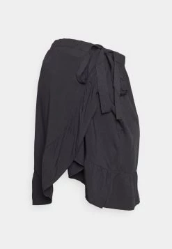 ONLY MATERNITY OLMNOVA LIFE MERLE SKIRT SOLID - Minirock - Black - Damen