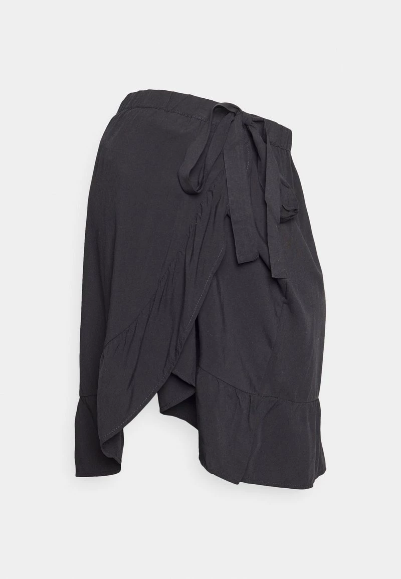 ONLY MATERNITY OLMNOVA LIFE MERLE SKIRT SOLID - Minirock - Black - Damen