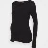 ONLY MATERNITY OLMKIRA LIFE - Langarmshirt - Black - Damen