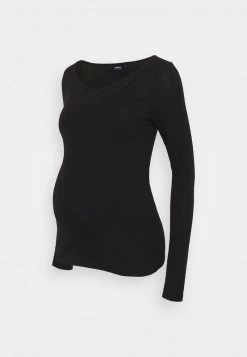 ONLY MATERNITY OLMKIRA LIFE - Langarmshirt - Black - Damen