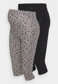 ONLY MATERNITY OLMLOVELY KNICKERS 2 PACK - Leggings - Hosen - Black - Damen