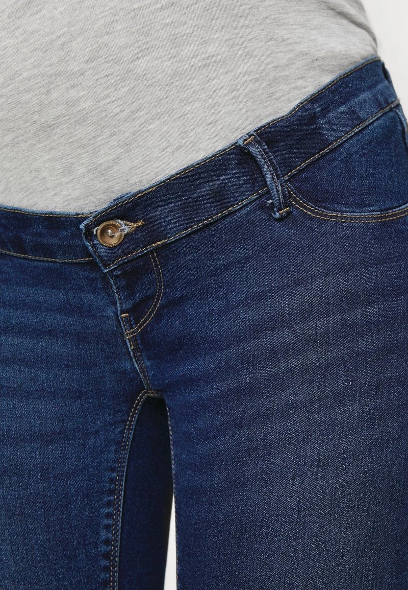 ONLY MATERNITY OLMDAISY LIFE PUSHUP - Jeans Skinny Fit - Dark Blue Denim - Damen – Bild 4