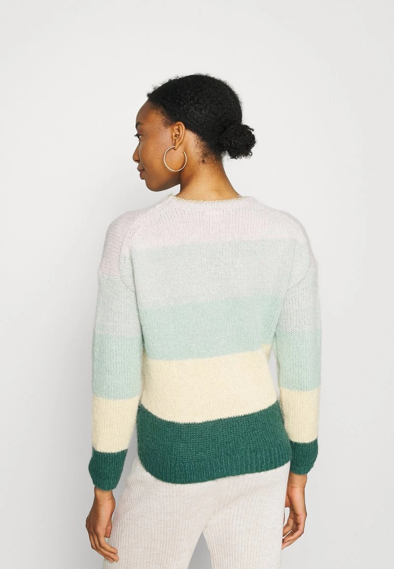 ONLY MATERNITY OLMSONJA LIFE O NECK - Strickpullover - Mallard Green/mellow Yellow/frosty Green/pumice Stone - Damen – Bild 3