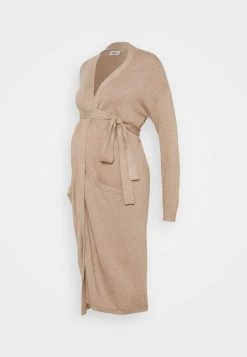 ONLY MATERNITY - Damen OLMCOZY LONG - Strickjacke - Toasted Coconut