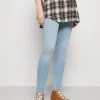 ONLY MATERNITY - Damen OLMROYAL LIFE - Jeans Skinny Fit - Light Blue Denim
