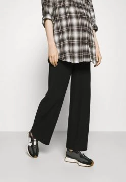 ONLY MATERNITY OLMNELLA WIDE PANT - Stoffhose - Black - Damen