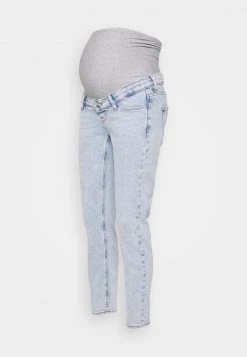 ONLY MATERNITY - Damen OLMEMILY STRETCH LIFEST - Jeans Skinny Fit - Light Blue Denim
