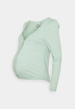 ONLY MATERNITY - Damen OLMLELY SWEETHEART CARDIGAN - Strickjacke - Harbor Gray