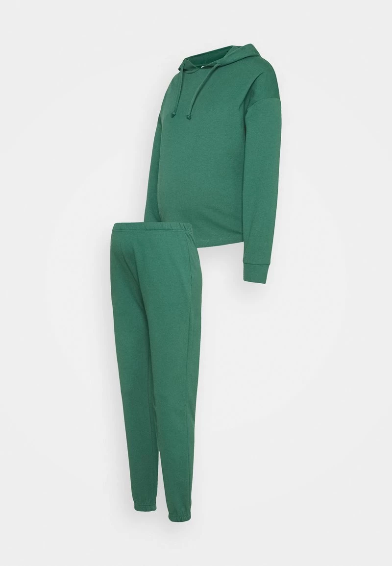 ONLY MATERNITY ONLDREAMER LIFE HOOD PANTS SET - Sweatshirt - Smoke Pine - Damen