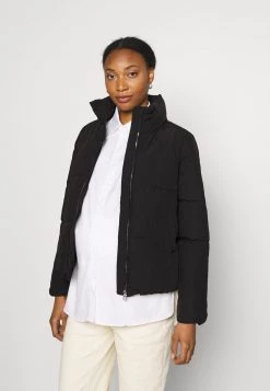 ONLY MATERNITY OLMDOLLY SHORT PUFFER JACKET - Winterjacke - Black - Damen