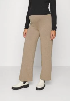 ONLY MATERNITY - Damen OLMCOZY PANTS - Stoffhose - Toasted Coconut Melange