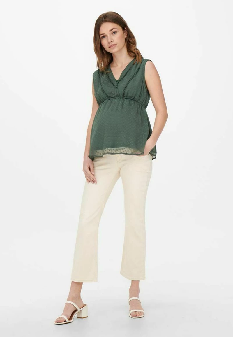ONLY MATERNITY - Damen ÄRMELLOS - Bluse - Balsam Green – Bild 2