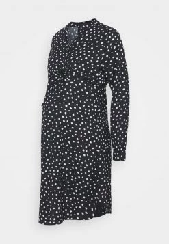 ONLY MATERNITY - Damen OLMCORY V NECK - Blusenkleid - Black