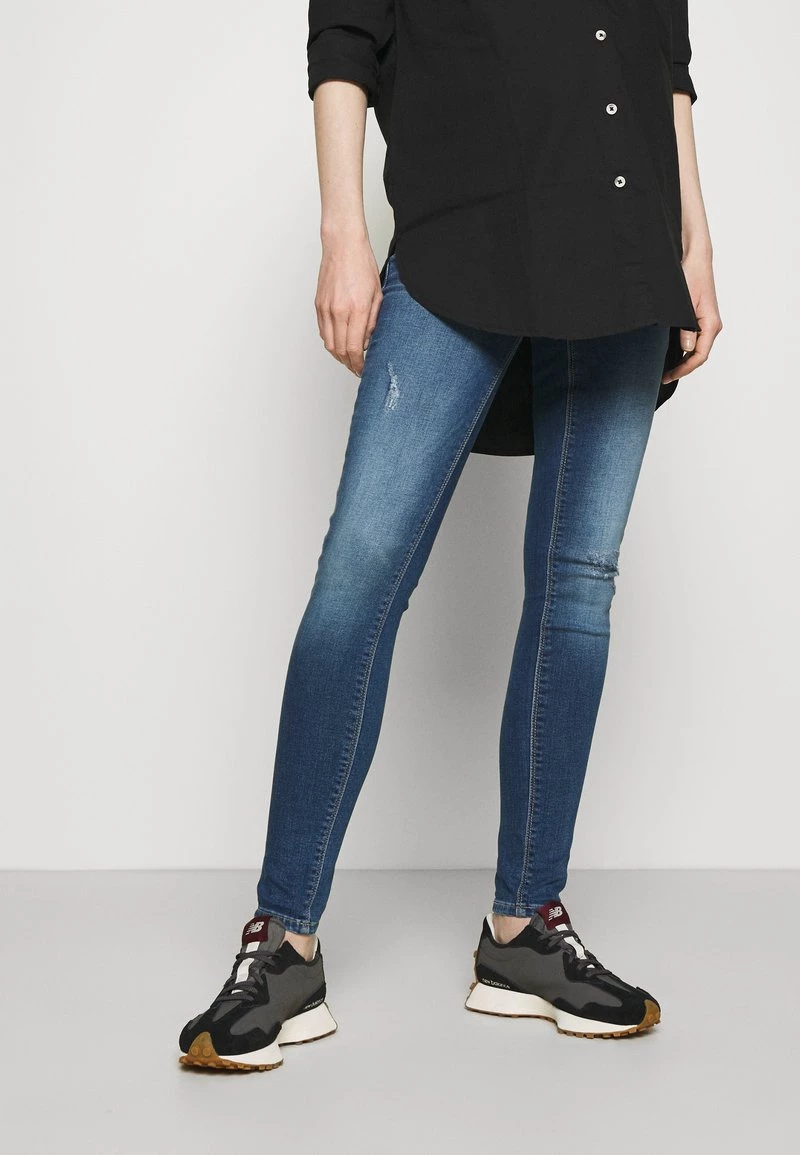 ONLY MATERNITY - Damen OLMPAOLA LIFE - Jeans Skinny Fit - Medium Blue Denim