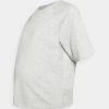 ONLY MATERNITY - Damen OLMDREAMER LIFE - T-Shirt Basic - Light Grey Melange