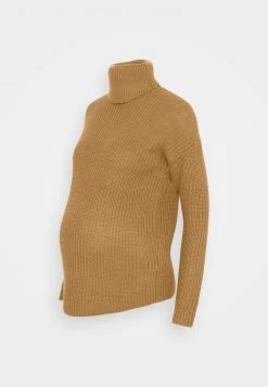 ONLY MATERNITY OLMMATILDA NICOYA ROLL - Strickpullover - Toasted Coconut - Damen