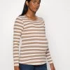ONLY MATERNITY - Damen OLMVILLA ONECK BOX - Langarmshirt - Cloud Dancer