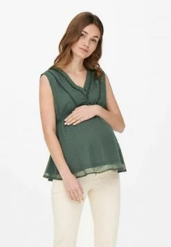 ONLY MATERNITY - Damen ÄRMELLOS - Bluse - Balsam Green