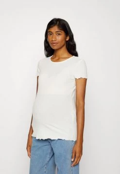 ONLY MATERNITY OLMEMMA 2 PACK - T-Shirt Basic - Infinity/cloud Dancer - Damen