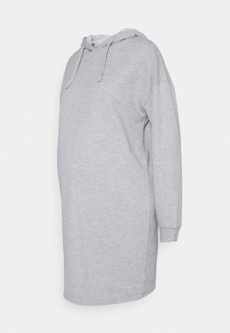 ONLY MATERNITY - Damen ONLDREAMER LIFE HOOD DRESS - Freizeitkleid - Light Grey Melange