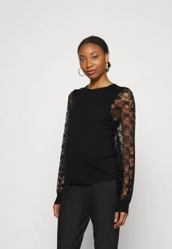 ONLY MATERNITY OLMALBERTE - Strickpullover - Black - Damen
