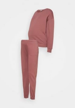 ONLY MATERNITY - Damen ONLDREAMER LIFE O NECK PANTS SET - Sweatshirt - Rose Brown