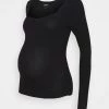 ONLY MATERNITY - Damen OLMBALOO SWEET HEART - Strickpullover - Black