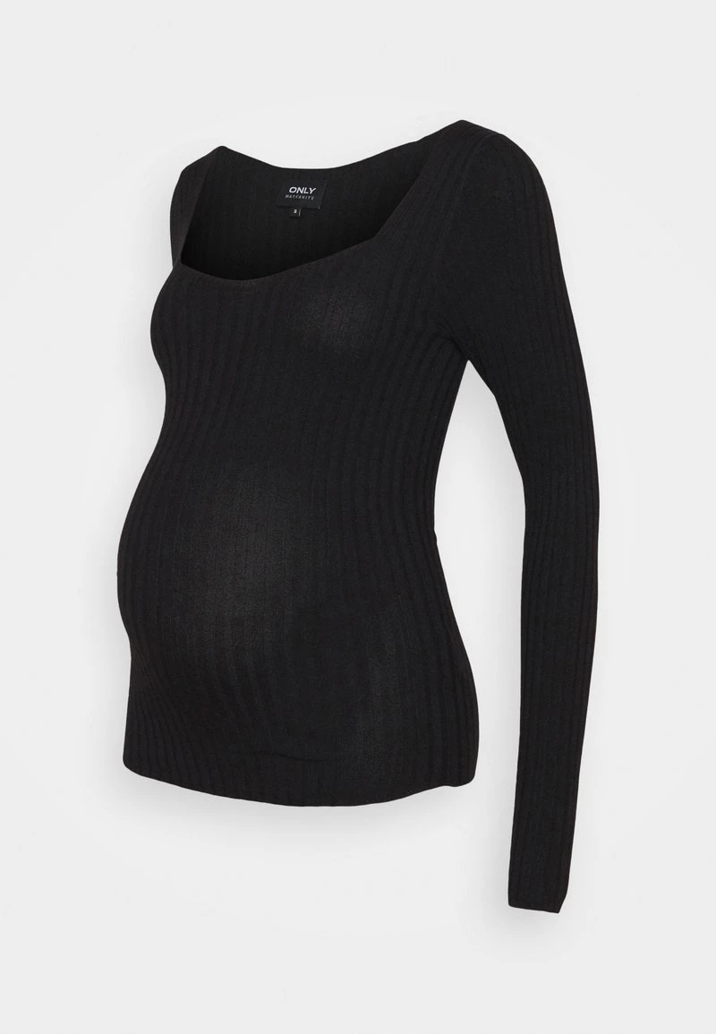 ONLY MATERNITY - Damen OLMBALOO SWEET HEART - Strickpullover - Black