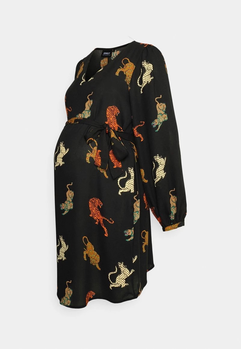 ONLY MATERNITY OLMALMA LIFE POLY ALLY DRESS - Freizeitkleid - Black - Damen – Bild 5