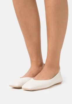 MAX&Co. - Damen EVEREL - Klassischer Ballerina - Marguerite Blanc