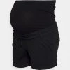 ONLY MATERNITY - Damen OLMPOPTRASH LIFE EASY - Shorts - Black