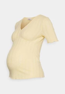ONLY MATERNITY - Damen OLMIBI V NECK - Top - Straw