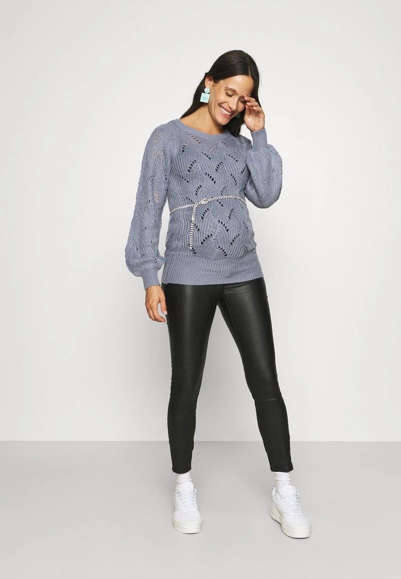 ONLY MATERNITY OLMKENDELL COATED - Stoffhose - Black - Damen – Bild 2