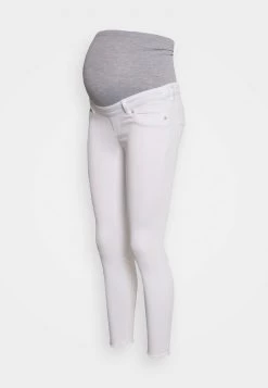 ONLY MATERNITY OLMBLUSH RAW - Jeans Skinny Fit - White - Damen
