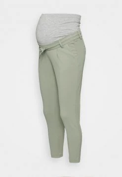 ONLY MATERNITY OLMPOPTRASH SALLY EASY - Stoffhose - Seagrass - Damen