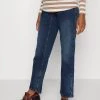 ONLY MATERNITY OLMDAD LIFE REG - Jeans Straight Leg - Medium Blue Denim - Damen