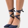 MAX&Co. - Damen OKLAHOMA - Keilsandalette - Midnight Blue