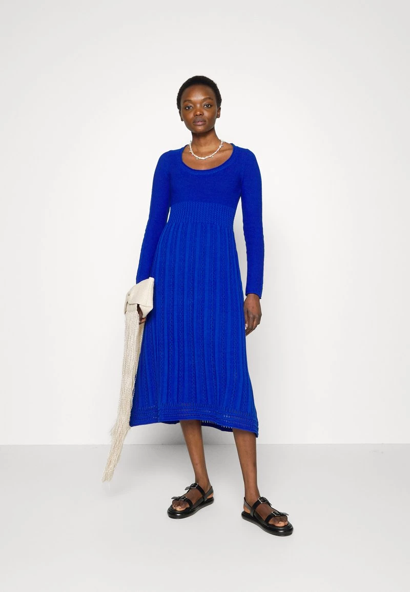 MAX&Co. - Damen FUN - Strickkleid - Cornflower Blue – Bild 2