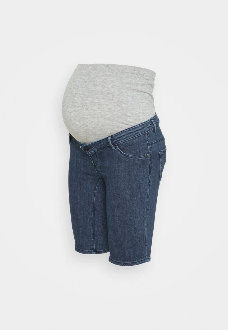 ONLY MATERNITY OLMRAIN LIFE - Jeans Shorts - Medium Blue Denim - Damen
