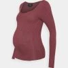 ONLY MATERNITY OLMBALOO SWEET HEART - Strickpullover - Rose Brown - Damen