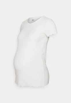 ONLY MATERNITY OLMEMMA - T-Shirt Basic - Cloud Dancer - Damen