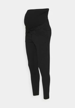 ONLY MATERNITY OLMPOPTRASH EASY LIFE PANT - Stoffhose - Black - Damen