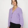 ONLY MATERNITY OLMCAROLSPRING CARDIGAN - Strickjacke - Pastel Lilac - Damen