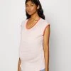 ONLY MATERNITY - Damen OLMWILMA - T-Shirt Print - Burnt Sienna